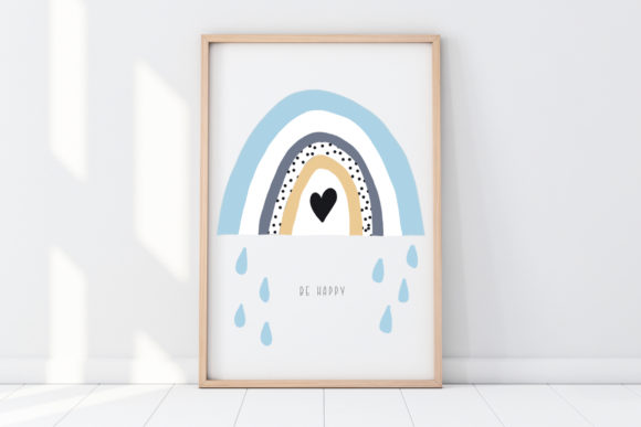 Download Nursery Wall Art - Be Happy Cute Wall Art - Nursery wall art Collection